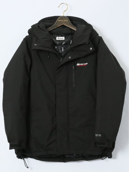 【大きいサイズ】ファーストダウン/FIRST DOWN ALL WEATHER TEX 中綿 フードブルゾン