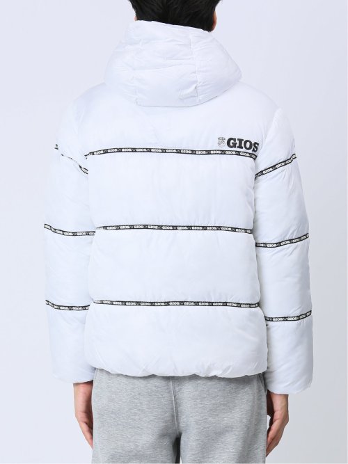 【WEB限定】ジオス/GIOS テープ使い 中綿フードブルゾン