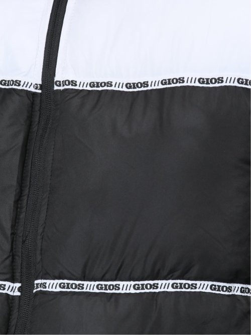 【WEB限定】ジオス/GIOS テープ使い 中綿フードブルゾン