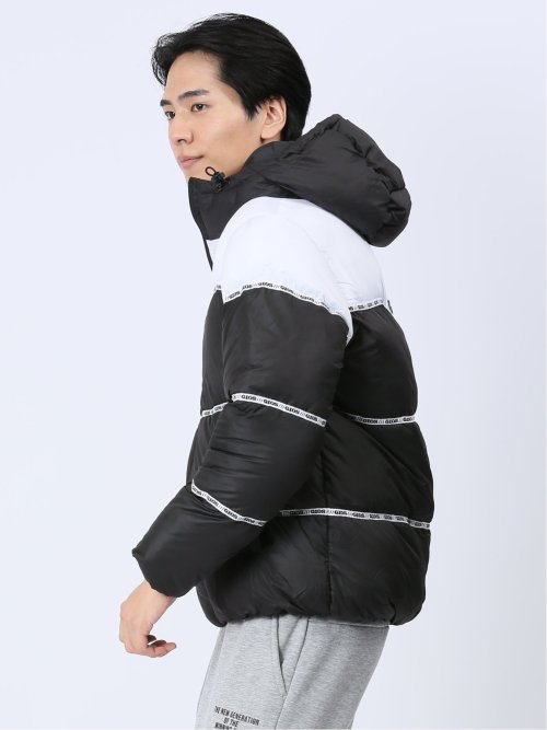 【WEB限定】ジオス/GIOS テープ使い 中綿フードブルゾン