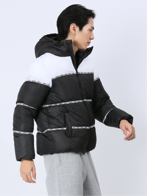 【WEB限定】ジオス/GIOS テープ使い 中綿フードブルゾン