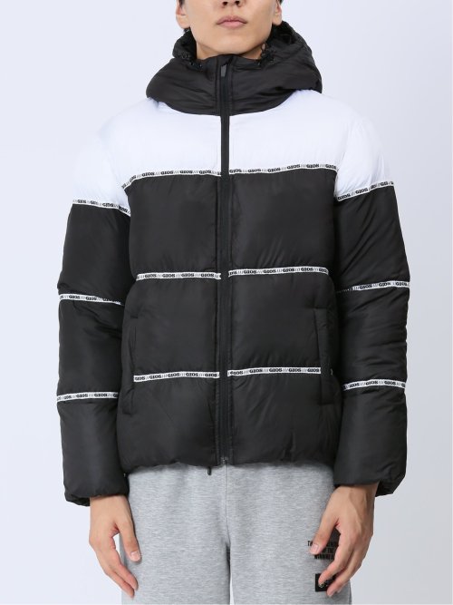 【WEB限定】ジオス/GIOS テープ使い 中綿フードブルゾン