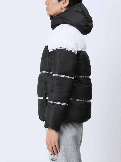 【WEB限定】ジオス/GIOS テープ使い 中綿フードブルゾン