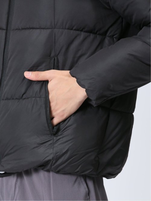 【WEB限定】ジオス/GIOS ジャガードロゴ 中綿フードブルゾン