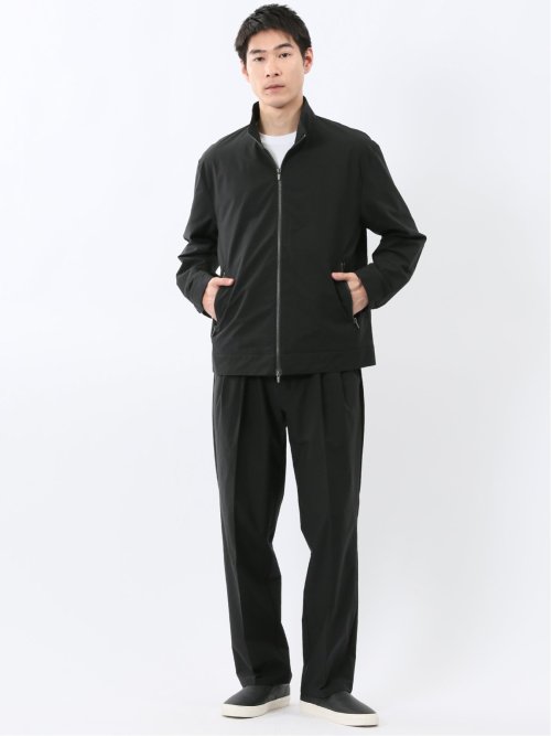 撥水ストレッチ スタンドショートブルゾン(セットアップ可能)