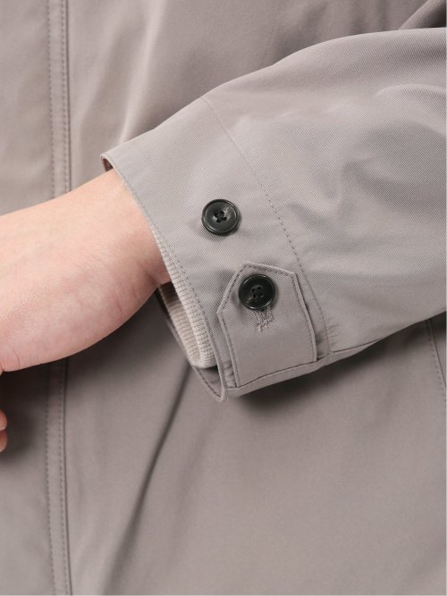 撥水ダブルフェイス フーデッドブルゾン