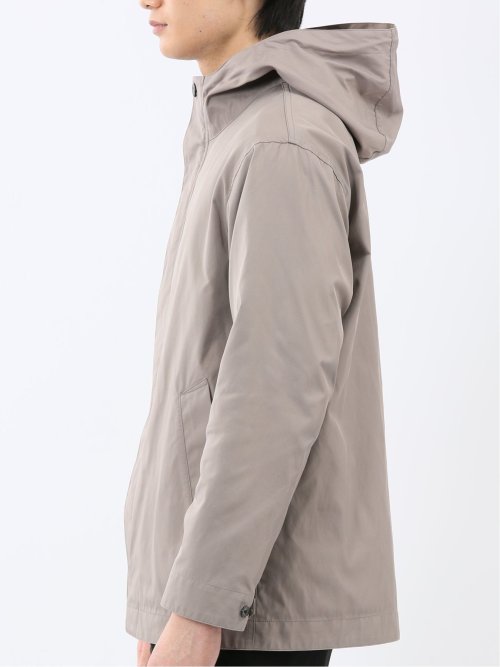 撥水ダブルフェイス フーデッドブルゾン