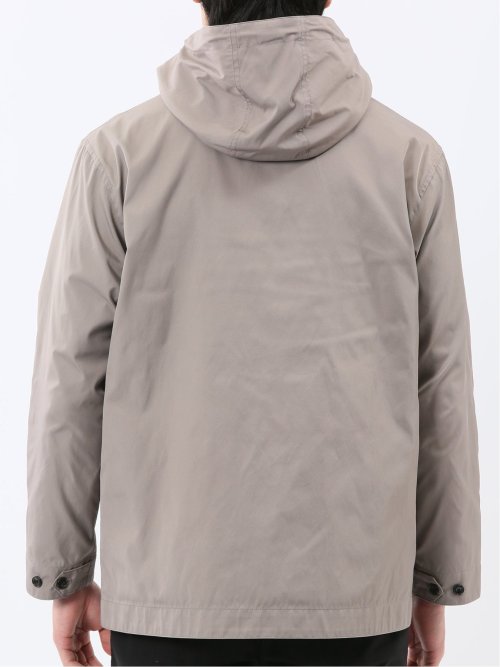 撥水ダブルフェイス フーデッドブルゾン