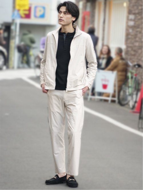 ブライトニット スタンドブルゾン(セットアップ可能)