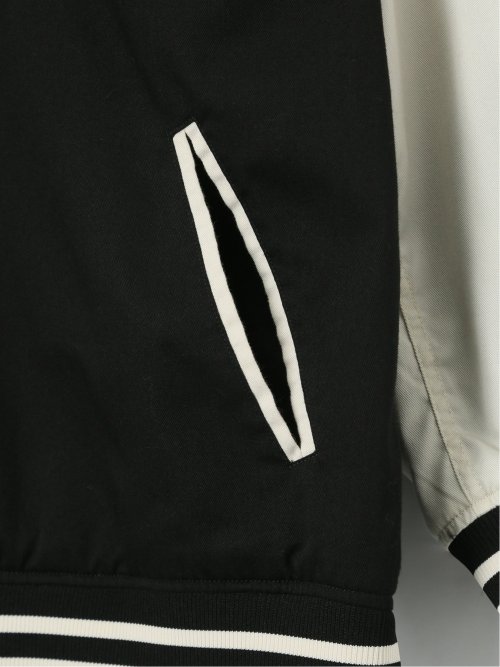 【大きいサイズ】コンバース/CONVERSE 袖配色 スタジャン