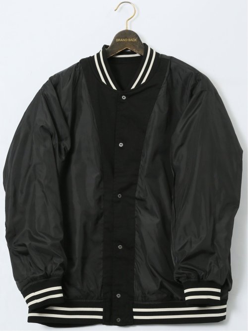 【大きいサイズ】コンバース/CONVERSE 袖配色 スタジャン