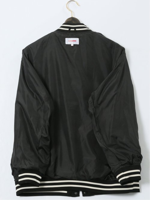 【大きいサイズ】コンバース/CONVERSE 袖配色 スタジャン