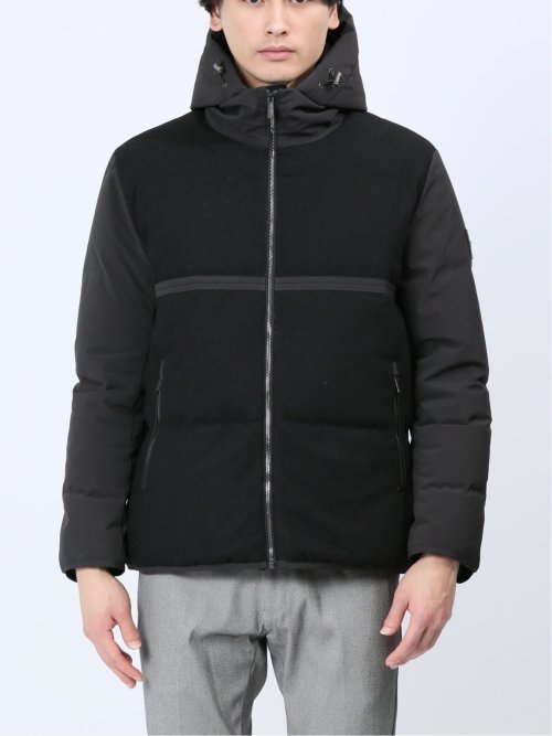 ウールハイブリッド切替 ダウンジャケット