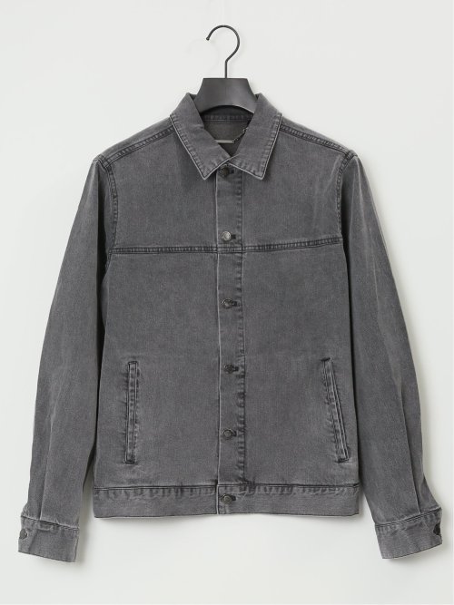 ストレッチデニム トラッカージャケット(セットアップ可能)