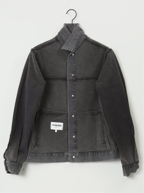ストレッチデニム トラッカージャケット(セットアップ可能)