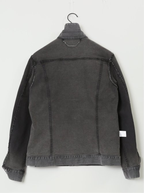 ストレッチデニム トラッカージャケット(セットアップ可能)