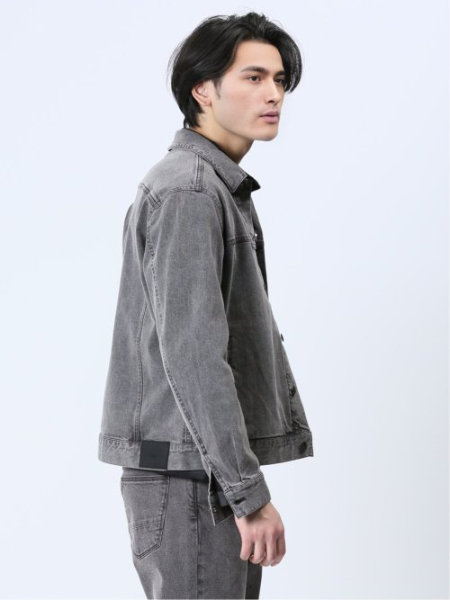 ストレッチデニム トラッカージャケット(セットアップ可能)