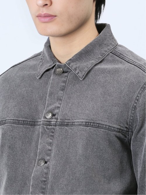 ストレッチデニム トラッカージャケット(セットアップ可能)