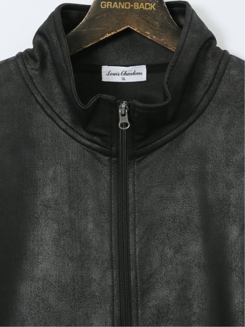 【大きいサイズ】ルイシャブロン/LOUIS CHAVLON ストレッチウォッシャブル スタンドブルゾン