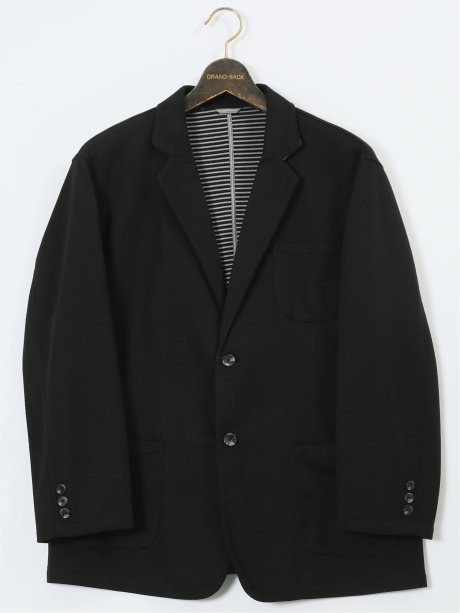 【大きいサイズ】ルイシャブロン/LOUIS CHAVLON 裏ボーダー 2ボタンジャケット(セットアップ可能)