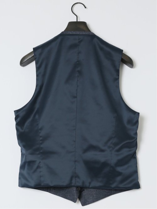 美品⭐︎TAKAQ セットアップ　濃紺　チェック　WASHABLE BE5 ジャケット/セットアップジャケット ｜m.f.editorial | TAKA-Q