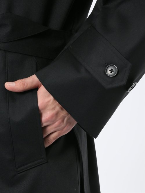 NEO BASICS 防風 ウール混 ダブルトレンチコート