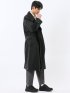 NEO BASICS 防風 ウール混 ダブルトレンチコート