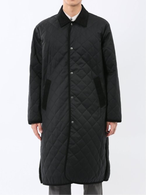 NEO BASICS 防風 ウール混 中綿キルティングコート(M 05黒): アウター