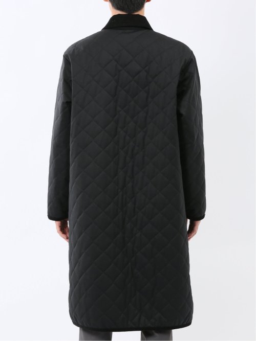 NEO BASICS 防風 ウール混 中綿キルティングコート(M 05黒): アウター