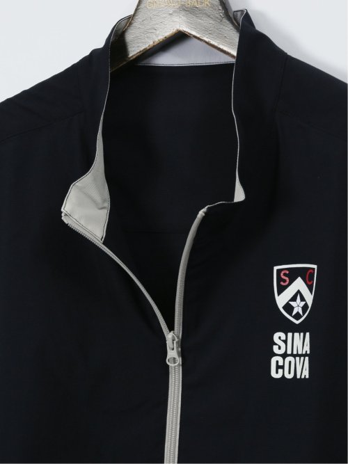 大きいサイズ】シナコバ/SINA COVA ストレッチ スタンドベスト(3L 75紺