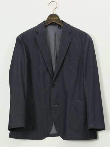 【大きいサイズ】エドウィン/EDWIN デニスラ AIR 2ボタンジャケット(セットアップ可能)