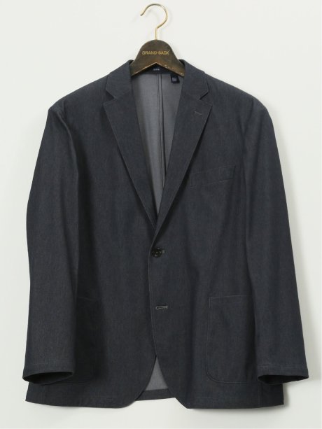 【大きいサイズ】エドウィン/EDWIN デニスラ AIR 2ボタンジャケット(セットアップ可能)