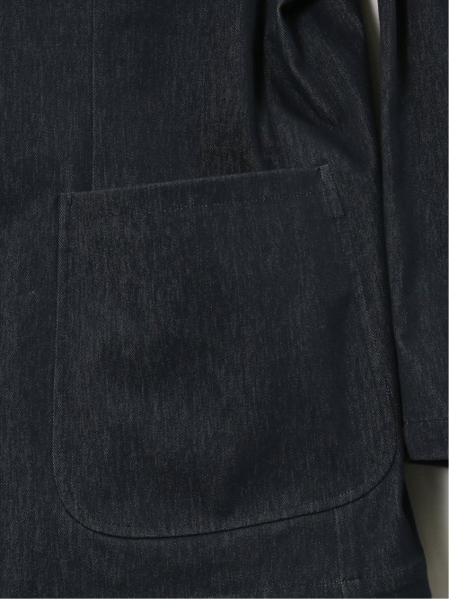 【大きいサイズ】エドウィン/EDWIN デニスラ 2ボタンジャケット デニム調