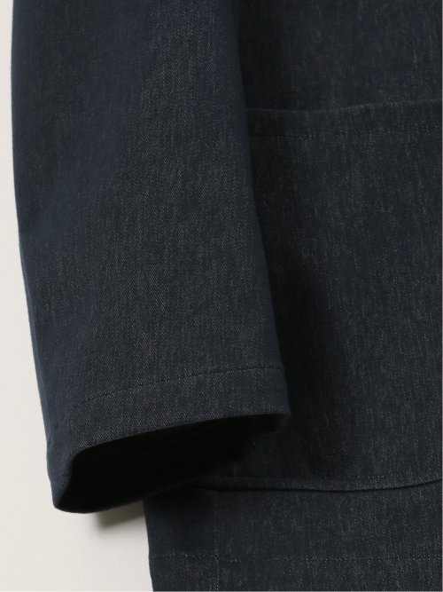 【大きいサイズ】エドウィン/EDWIN デニスラ 2ボタンジャケット デニム調