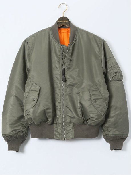 【大きいサイズ】バレーアパレル/Valley Apparel MA-1 フライトナイロンジャケット