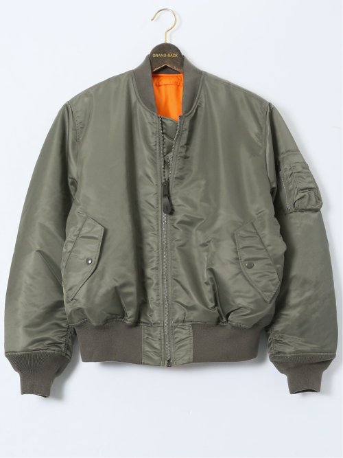 【大きいサイズ】バレーアパレル/Valley Apparel MA-1 フライトナイロンジャケット
