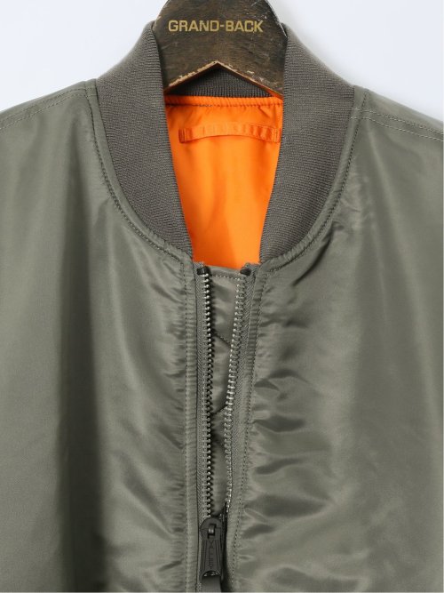 【大きいサイズ】バレーアパレル/Valley Apparel MA-1 フライトナイロンジャケット