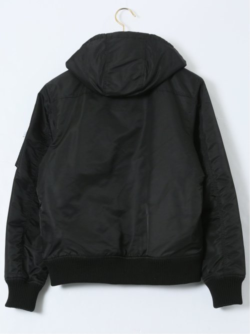 【大きいサイズ】バレーアパレル/Valley Apparel フード脱着 フライトナイロンジャケット