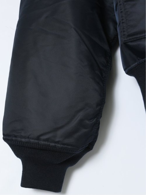 【大きいサイズ】バレーアパレル/Valley Apparel 衿付き フライトナイロンジャケット