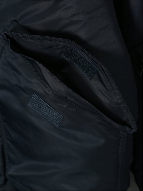 【大きいサイズ】バレーアパレル/Valley Apparel 衿付き フライトナイロンジャケット