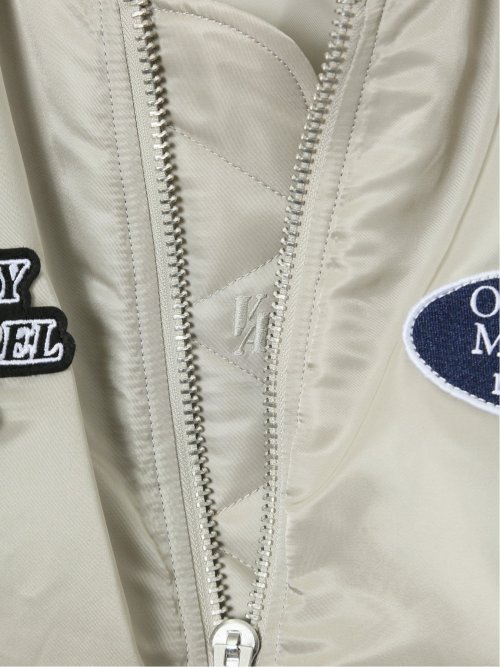 【大きいサイズ】バレーアパレル/Valley Apparel リバーシブル スタジャン風MA-1 フライトナイロンジャケット