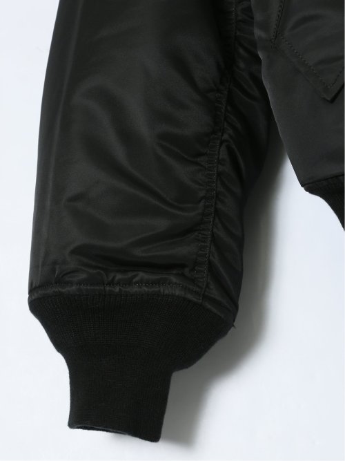 【大きいサイズ】バレーアパレル/Valley Apparel リバーシブル スタジャン風MA-1 フライトナイロンジャケット