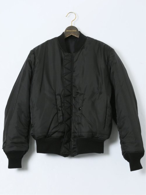 【大きいサイズ】バレーアパレル/Valley Apparel リバーシブル スタジャン風MA-1 フライトナイロンジャケット