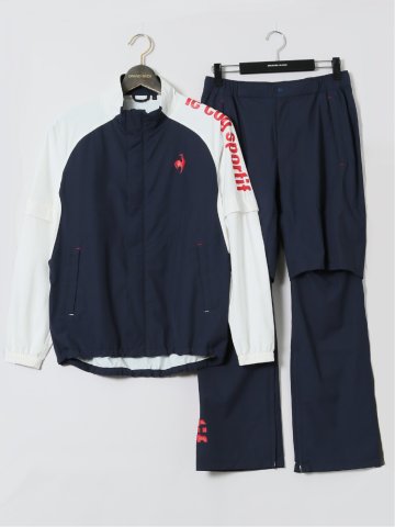【大きいサイズ】ルコックスポルティフ ゴルフ/le coq sportif GOLF レインウェア 上下セット