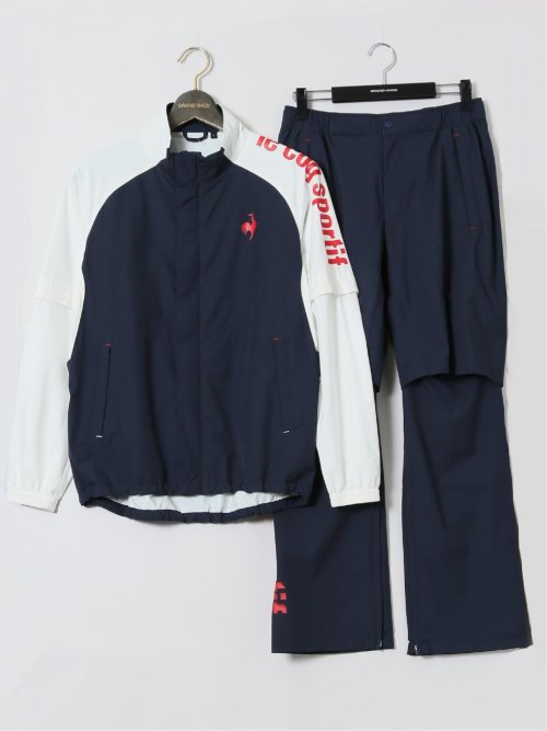 【大きいサイズ】ルコックスポルティフ ゴルフ/le coq sportif GOLF レインウェア 上下セット