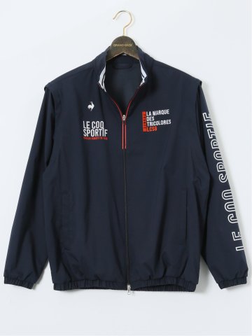 【大きいサイズ】ルコックスポルティフ ゴルフ/le coq sportif GOLF 袖ディタッチャブル 2WAYブルゾン