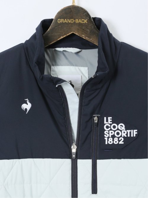 【大きいサイズ】ルコックスポルティフ ゴルフ/le coq sportif GOLF 袖ディタッチャブル 2WAY 中綿ブルゾン
