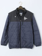 【大きいサイズ】ルコックスポルティフ ゴルフ/le coq sportif GOLF 袖ディタッチャブル 2WAY 中綿ブルゾン