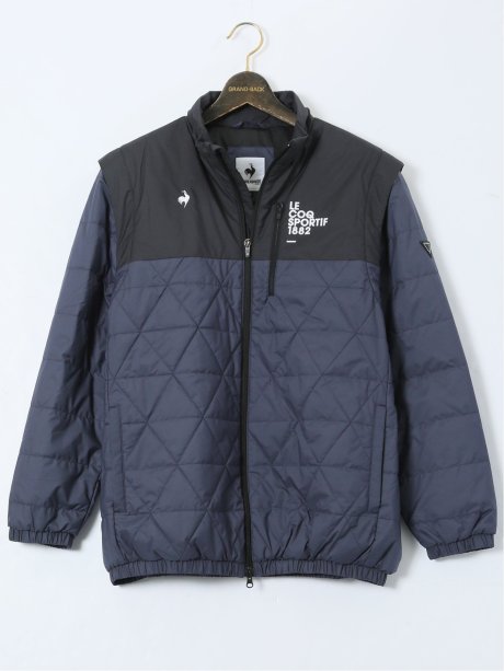 【大きいサイズ】ルコックスポルティフ ゴルフ/le coq sportif GOLF 袖ディタッチャブル 2WAY 中綿ブルゾン