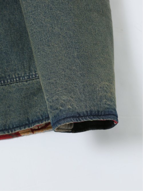 【大きいサイズ】デシグアル/Desigual リバーシブル デニムジャケット ミッキーマウス